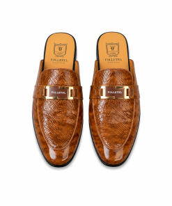 Brown Italian Luxury Half Shoes