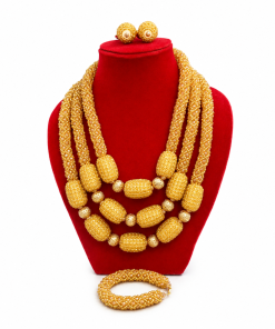 Gold African Bridal Jewelry Set