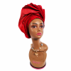 Red Aso Oke Headtie